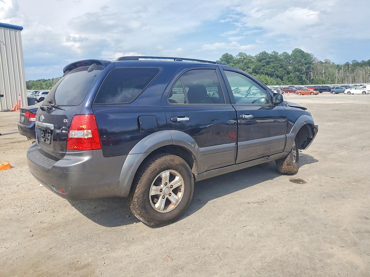 2008 Kia Sorento Ex Синий vin: KNDJD736885855433
