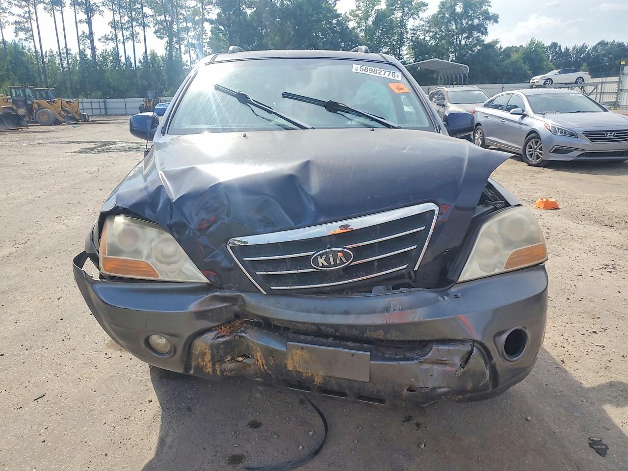 2008 Kia Sorento Ex Синий vin: KNDJD736885855433