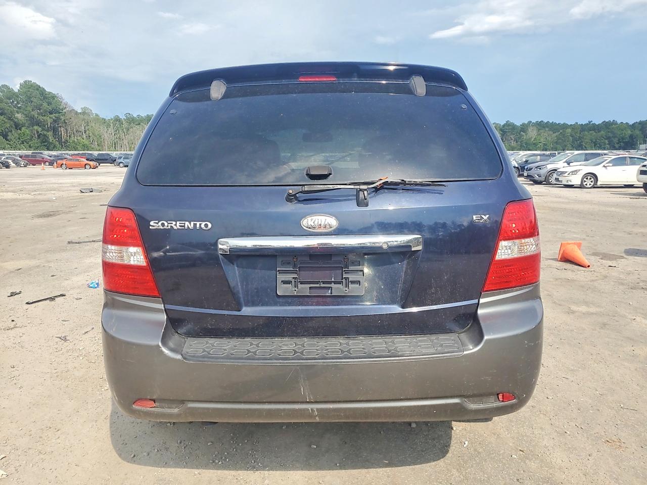 2008 Kia Sorento Ex Синий vin: KNDJD736885855433
