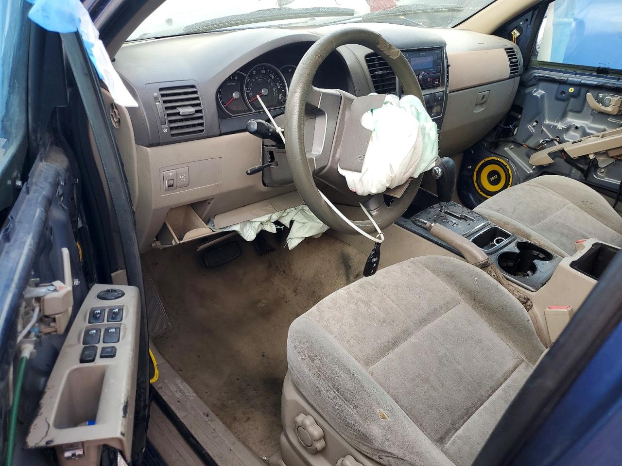 2007 Kia Sorento Base Blue vin: KNDJD736975730214