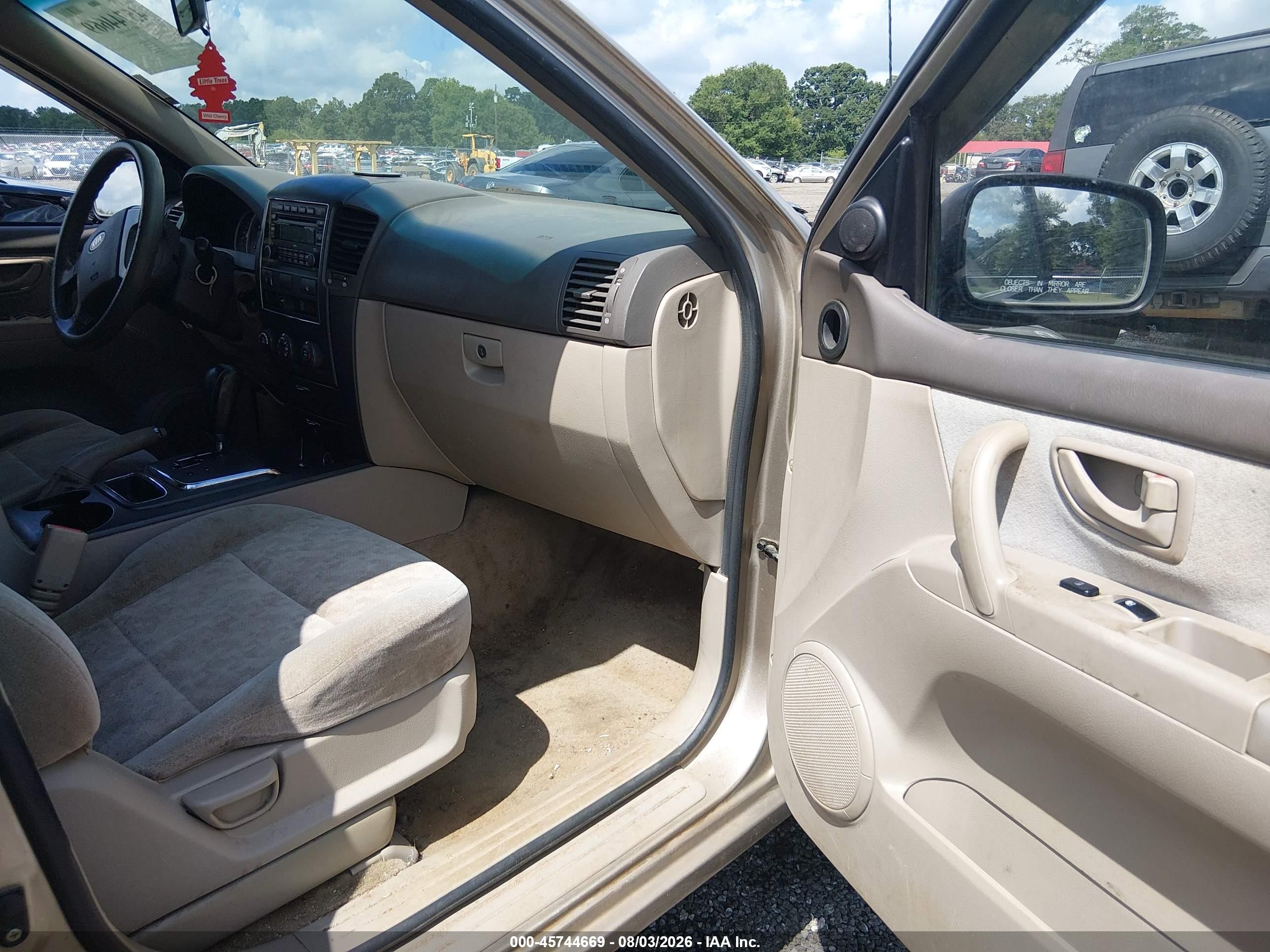 2007 Kia Sorento Ex/lx Gold vin: KNDJD736975752049