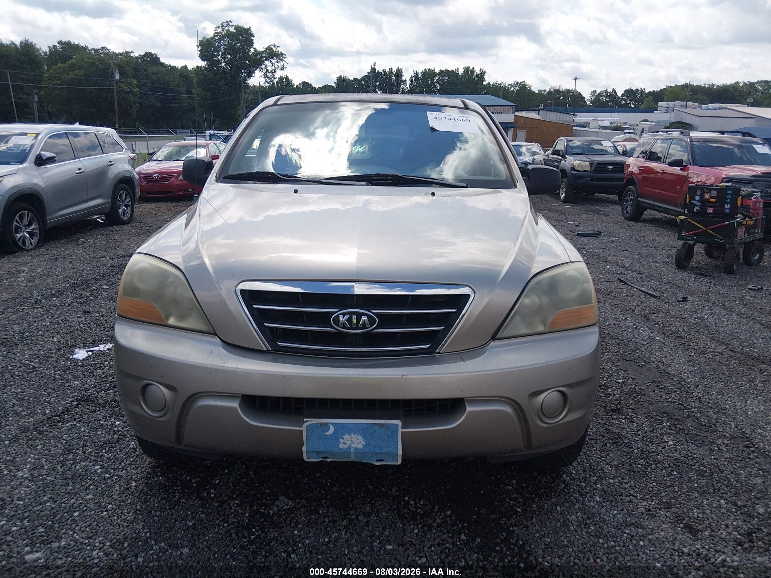 2007 Kia Sorento Ex/lx Gold vin: KNDJD736975752049
