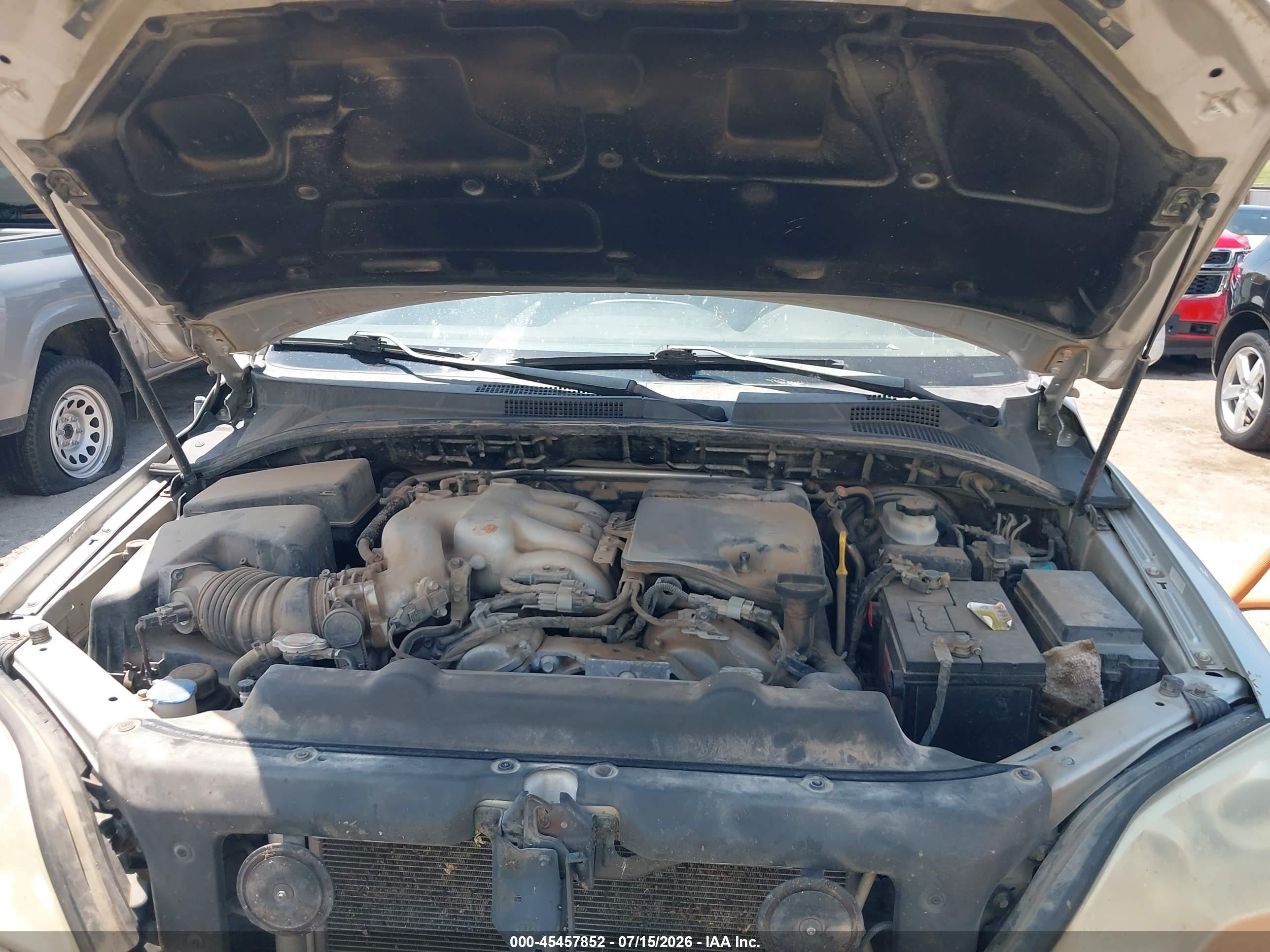 2008 Kia Sorento Ex Silver vin: KNDJD736985805656