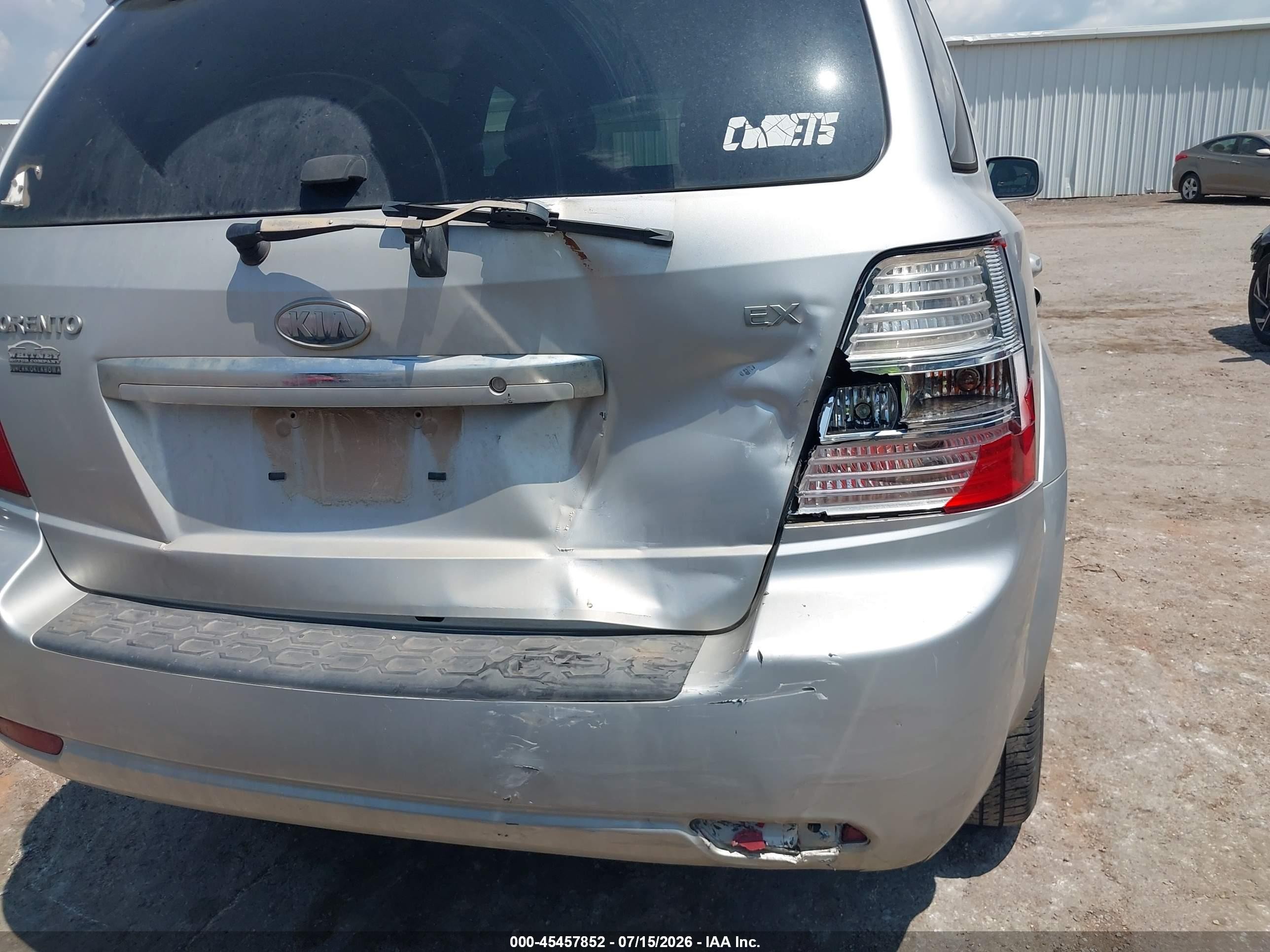 2008 Kia Sorento Ex Silver vin: KNDJD736985805656