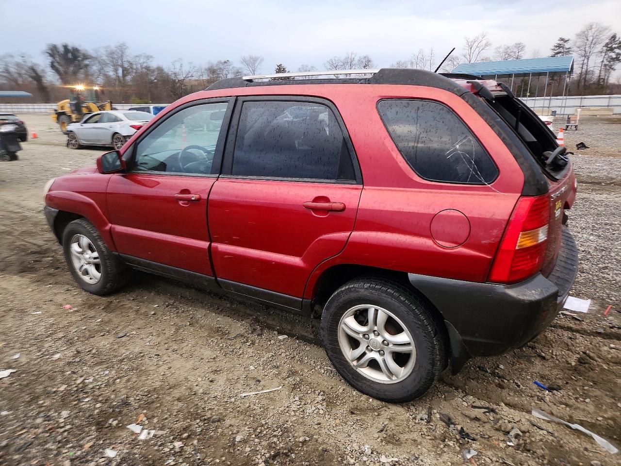 2006 Kia New Sportage Red vin: KNDJE723067214525
