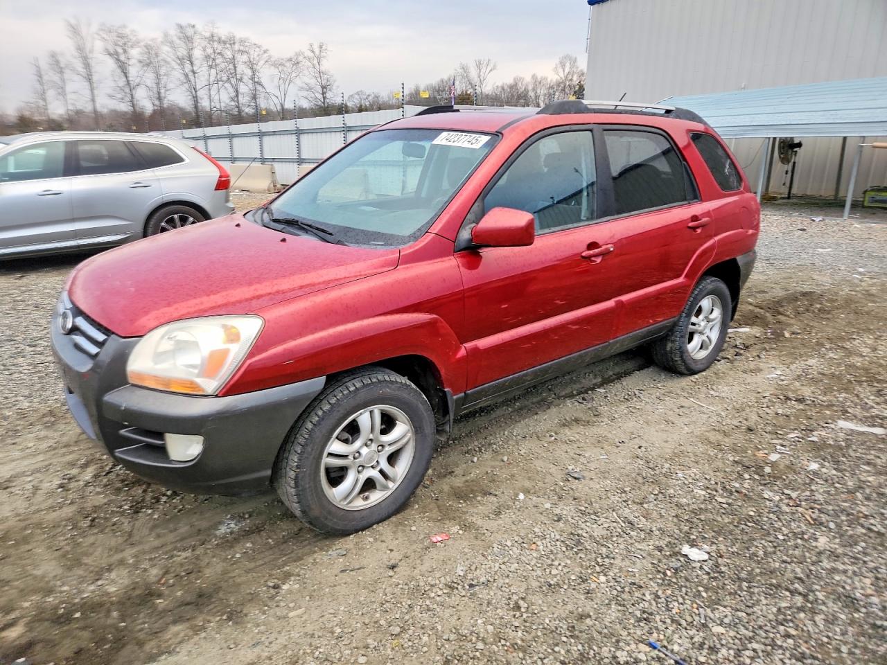 2006 Kia New Sportage Red vin: KNDJE723067214525