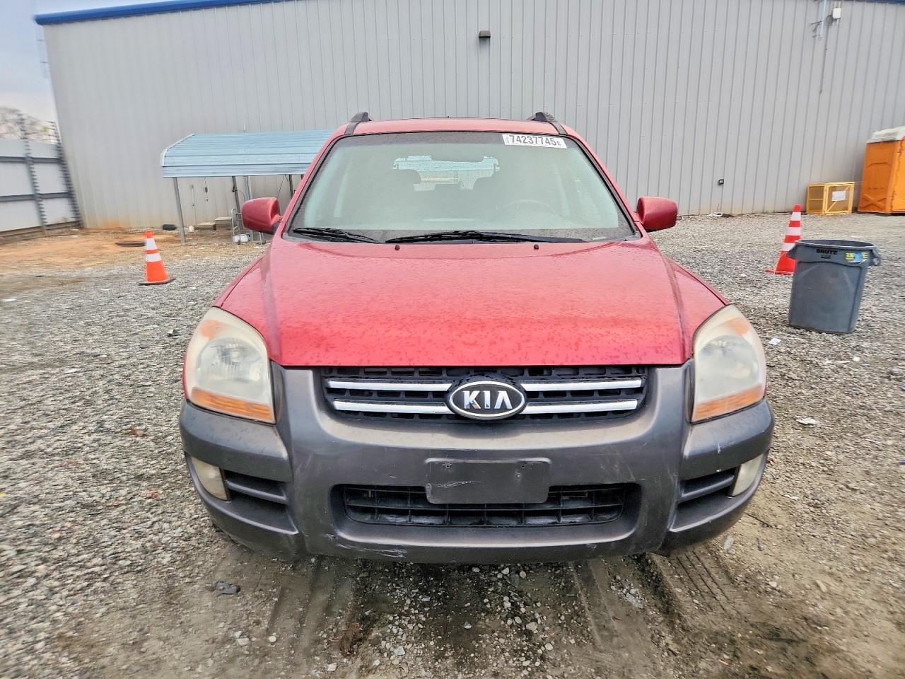 2006 Kia New Sportage Red vin: KNDJE723067214525