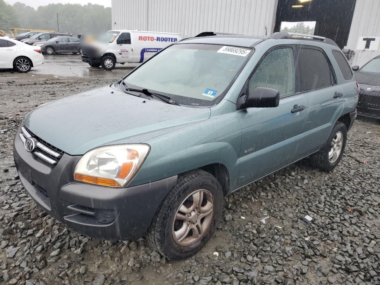 2006 Kia New Sportage    Green vin: KNDJE723067215948