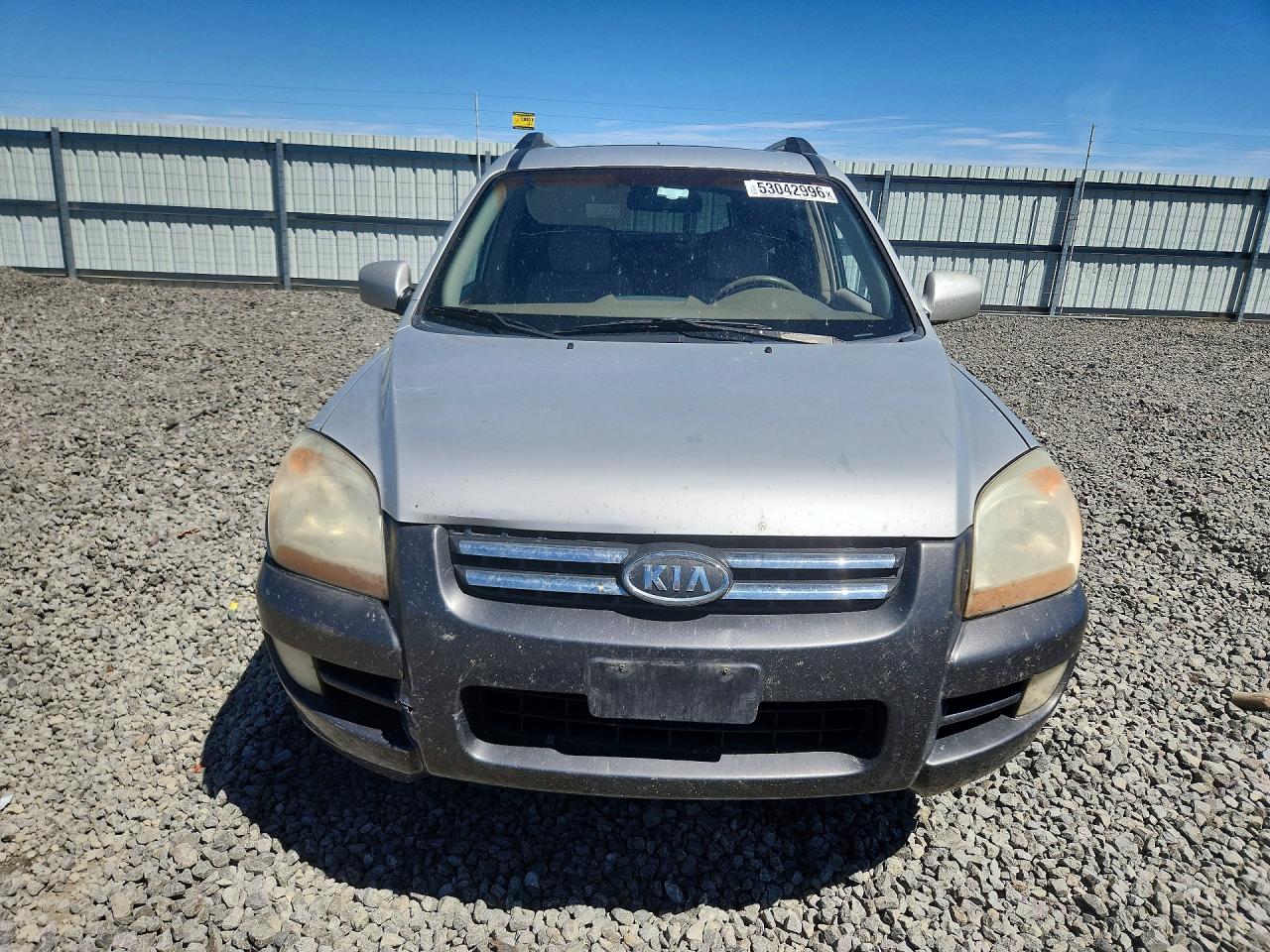 2006 Kia Sportage Lx Silver vin: KNDJE723067240798