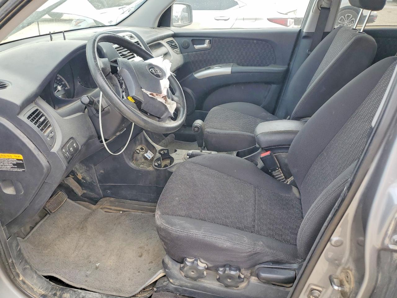 2007 Kia Sportage Lx Gray vin: KNDJE723077367200