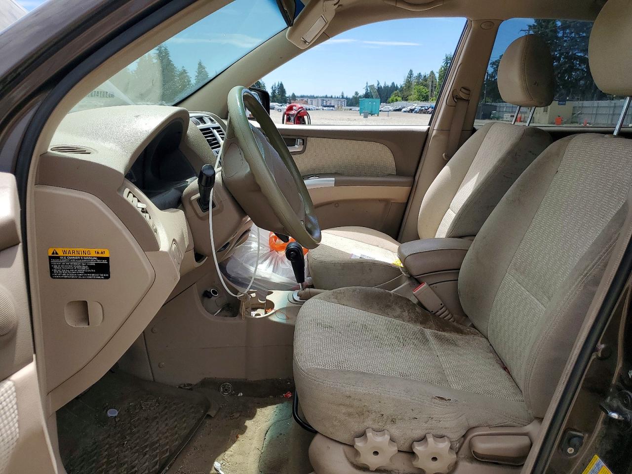 2007 Kia Sportage Lx Brown vin: KNDJE723077422065