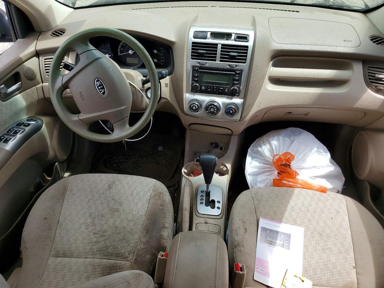 2007 Kia Sportage Lx Brown vin: KNDJE723077422065