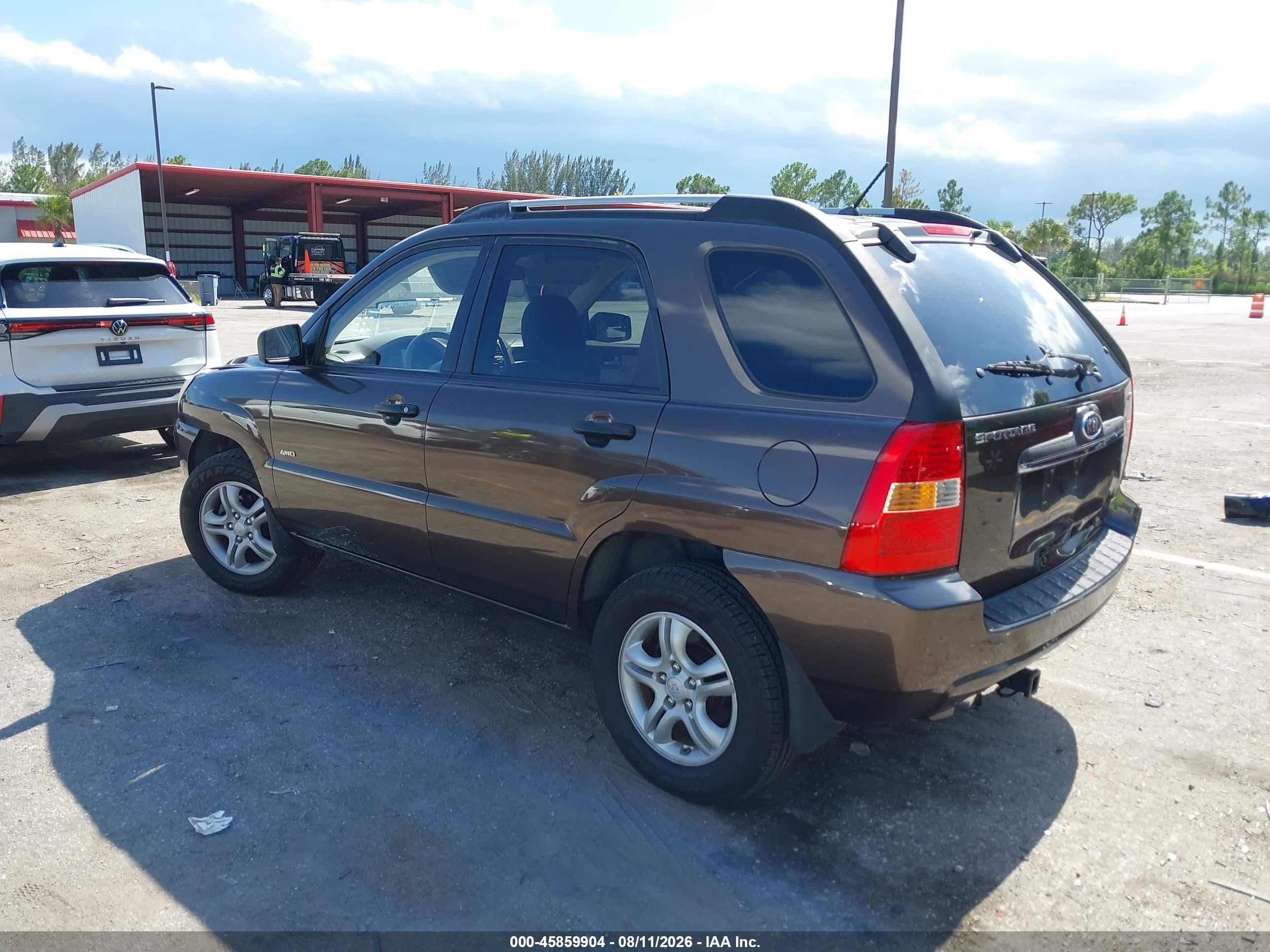 2008 Kia Sportage Lx V6 Коричневый vin: KNDJE723087464169