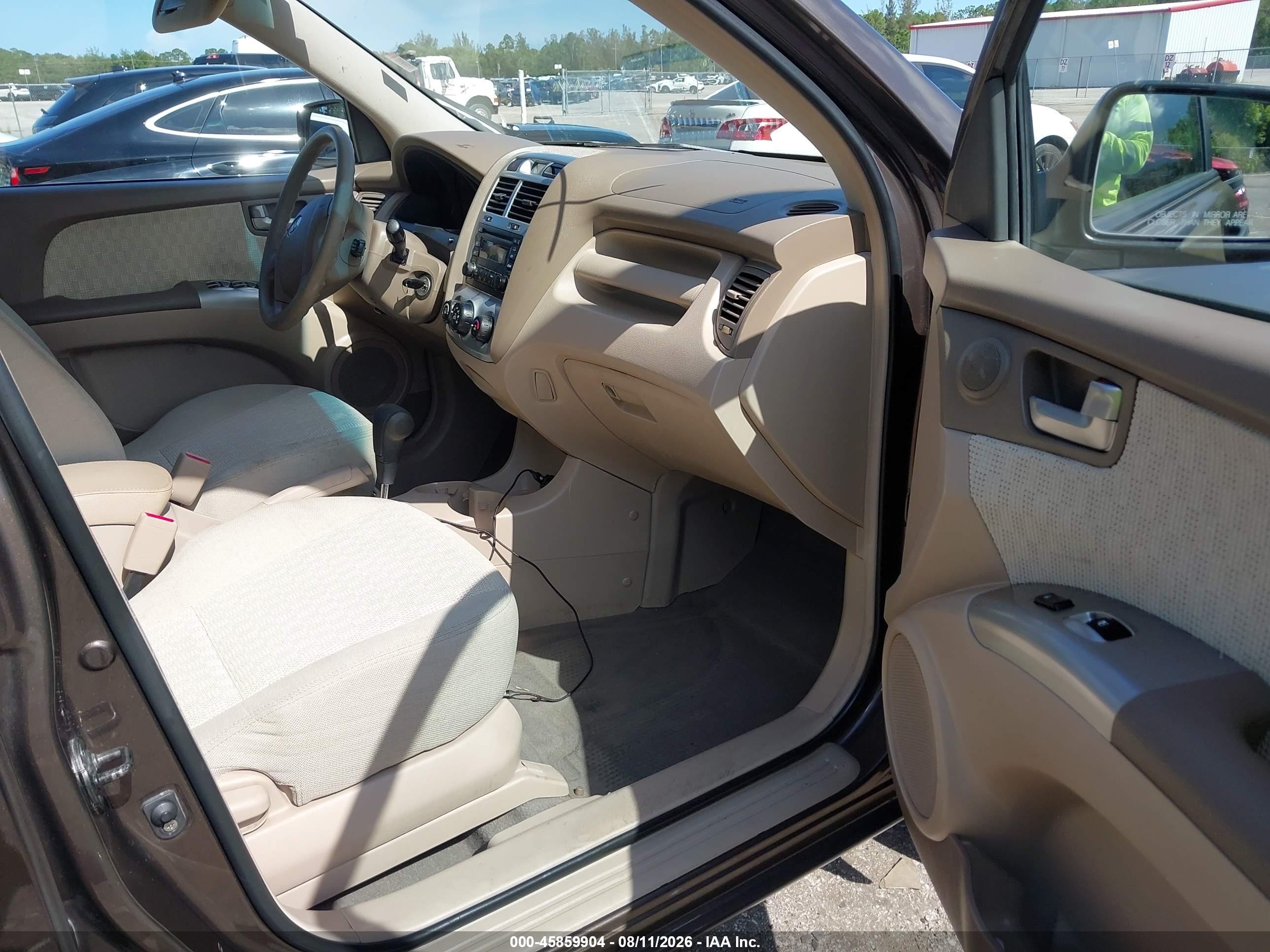 2008 Kia Sportage Lx V6 Коричневый vin: KNDJE723087464169