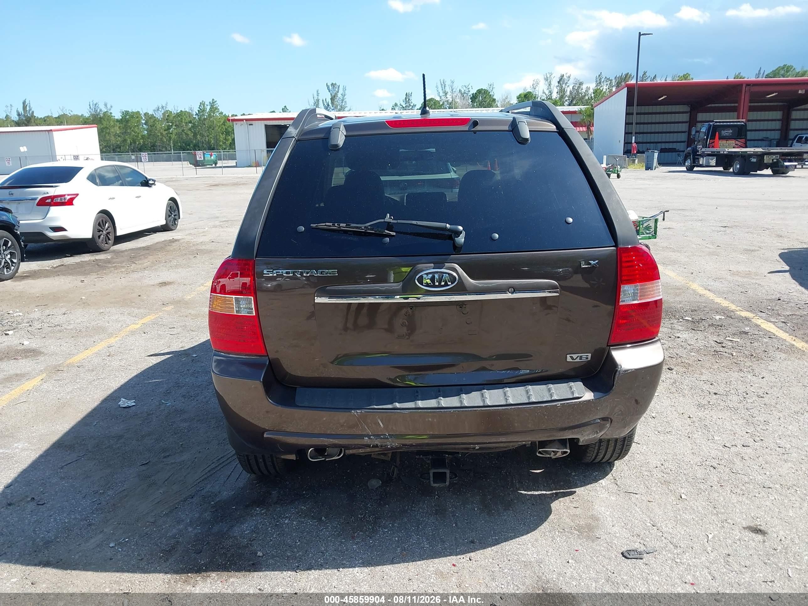 2008 Kia Sportage Lx V6 Коричневый vin: KNDJE723087464169