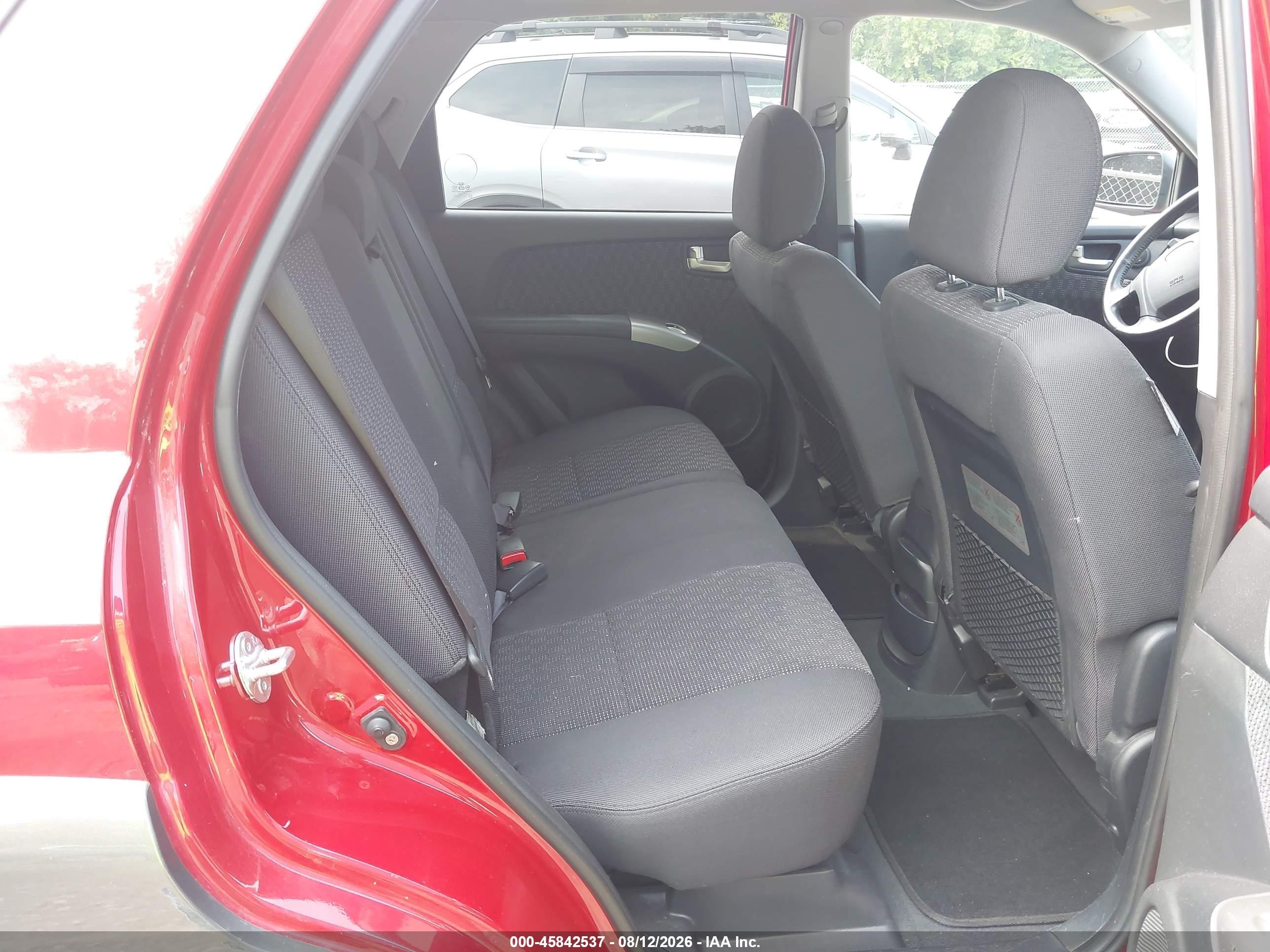2008 Kia Sportage Lx V6 Красный vin: KNDJE723087485720