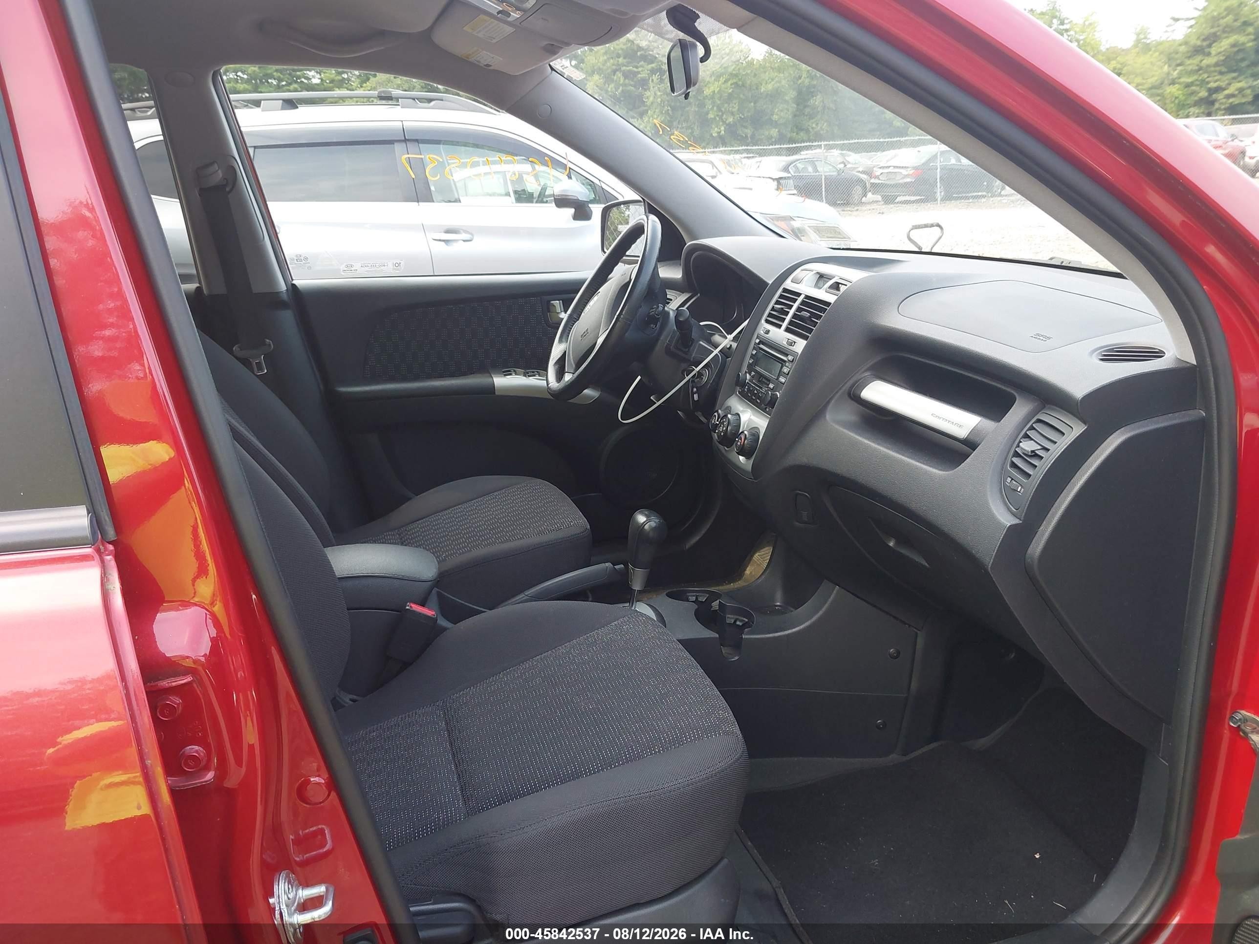 2008 Kia Sportage Lx V6 Красный vin: KNDJE723087485720
