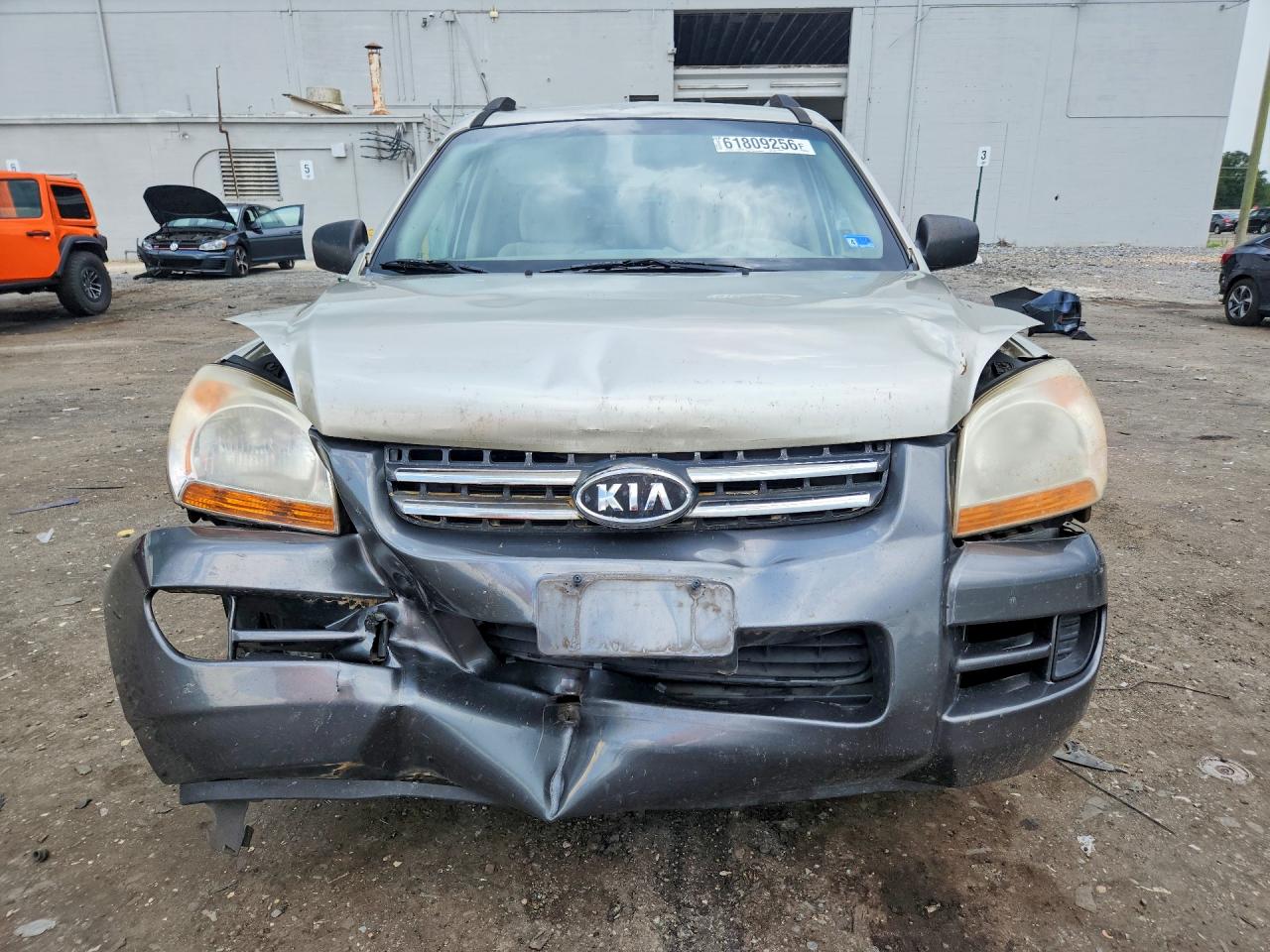 2008 Kia Sportage Lx Beige vin: KNDJE723087486012