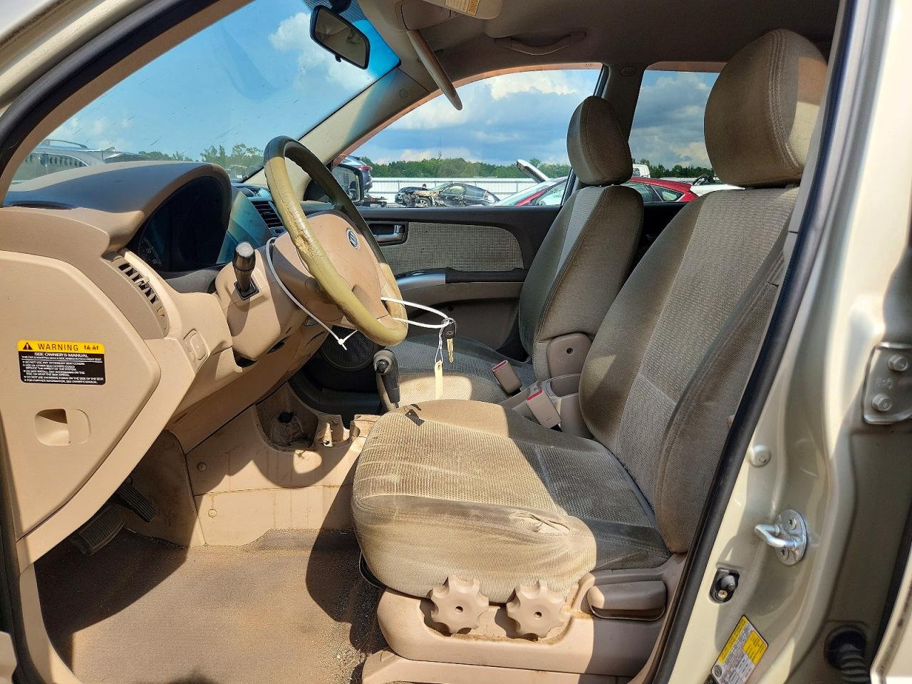 2008 Kia Sportage Lx Beige vin: KNDJE723087486012