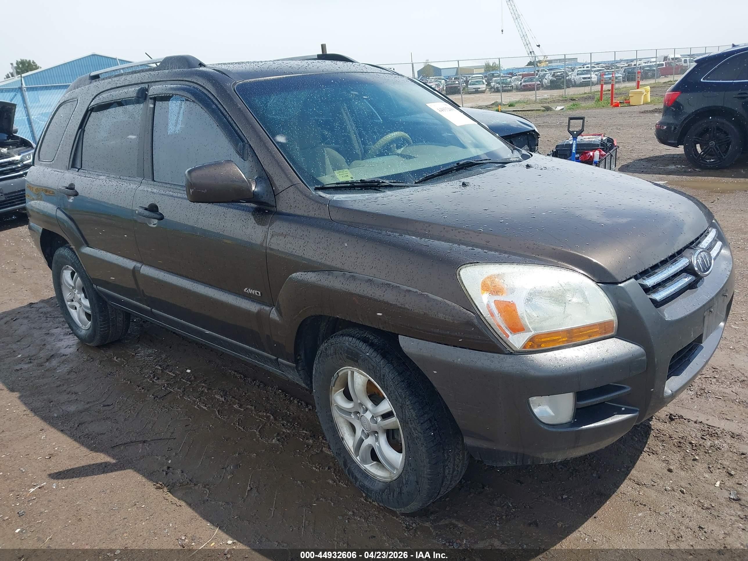 2006 Kia Sportage Ex V6/lx V6 Brown vin: KNDJE723167154786