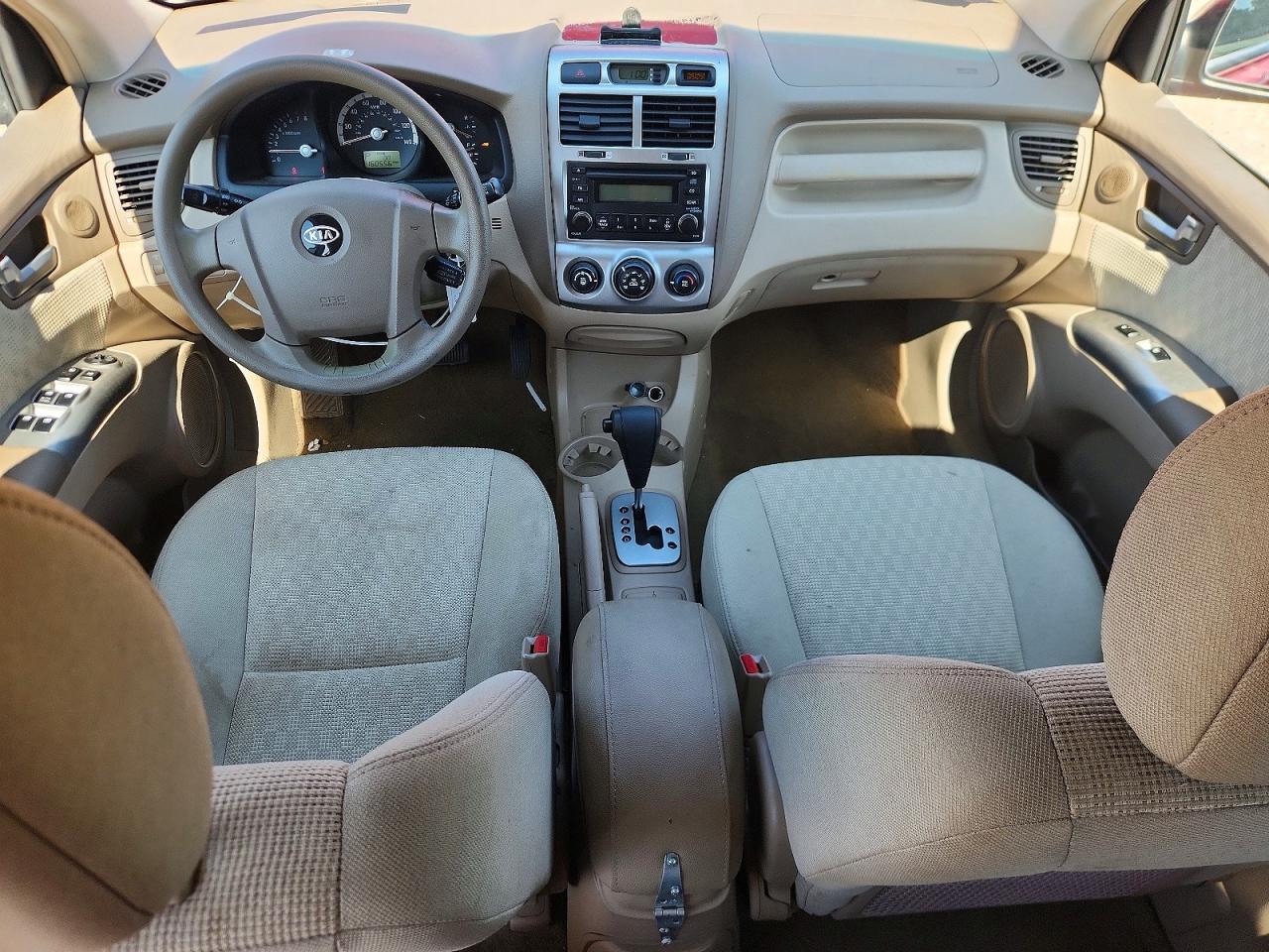 2007 Kia Sportage Ex Red vin: KNDJE723177303490