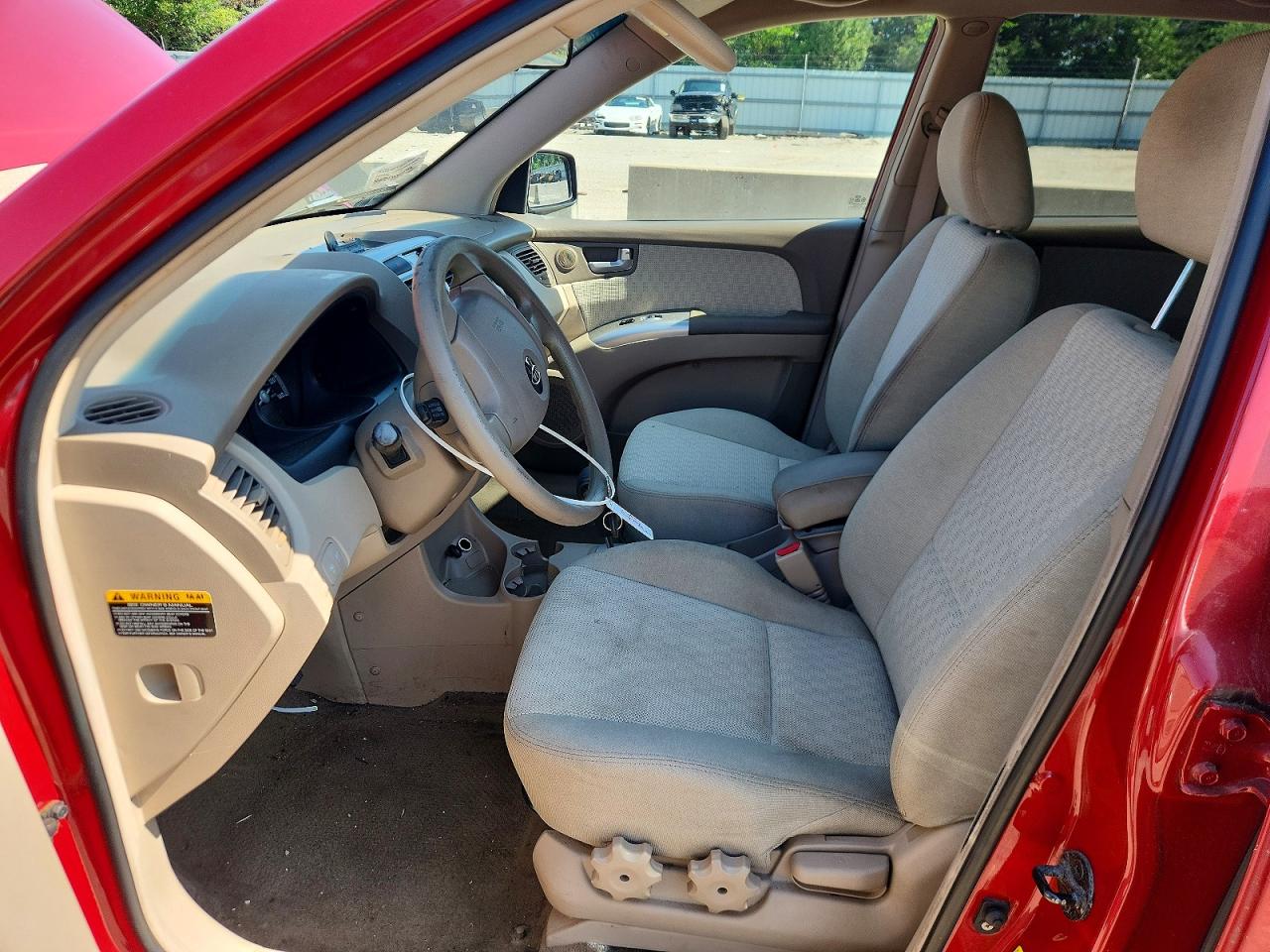 2007 Kia Sportage Ex Red vin: KNDJE723177303490