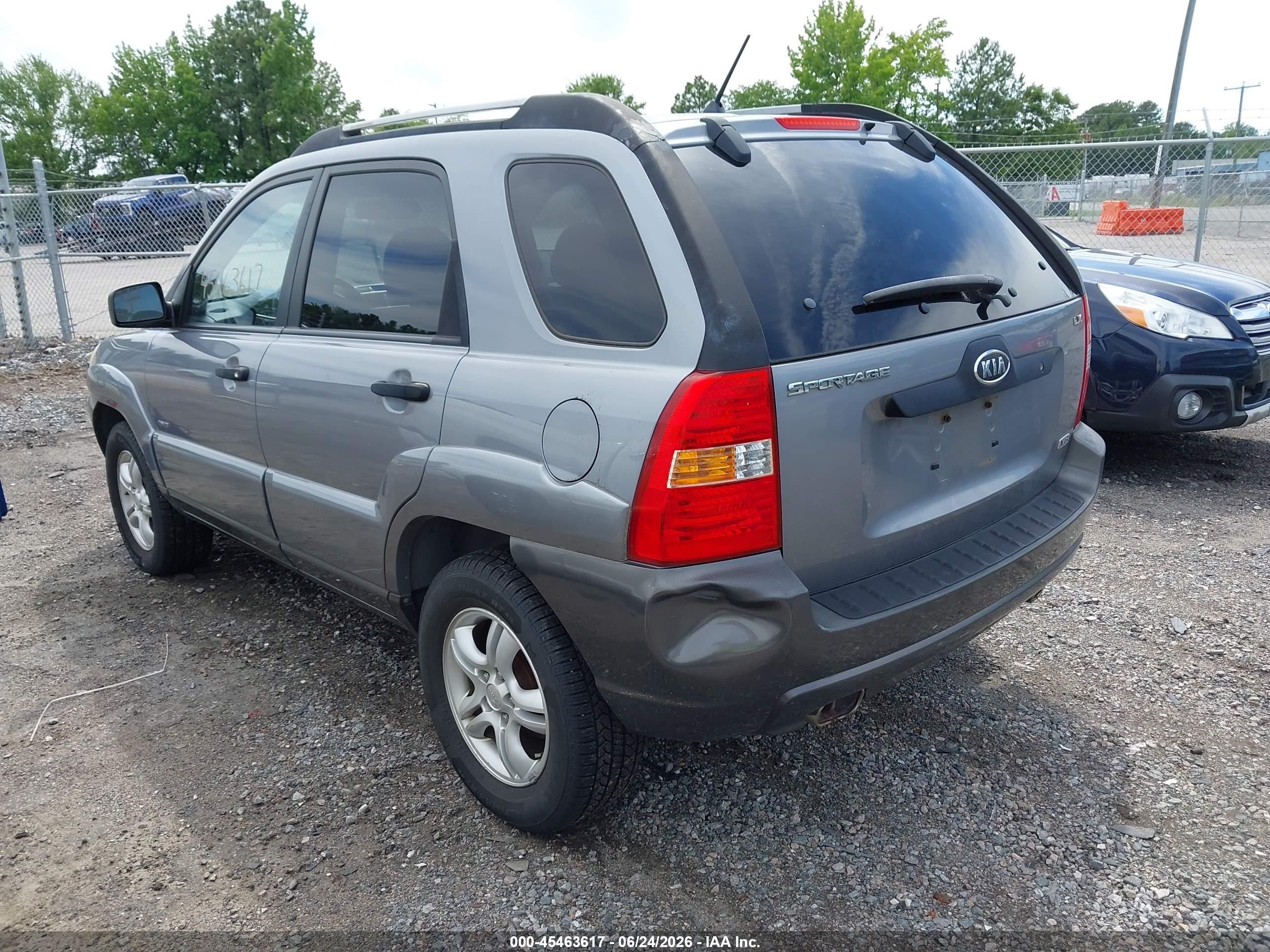 2005 Kia Sportage Ex V6/lx V6 Gray vin: KNDJE723257069941