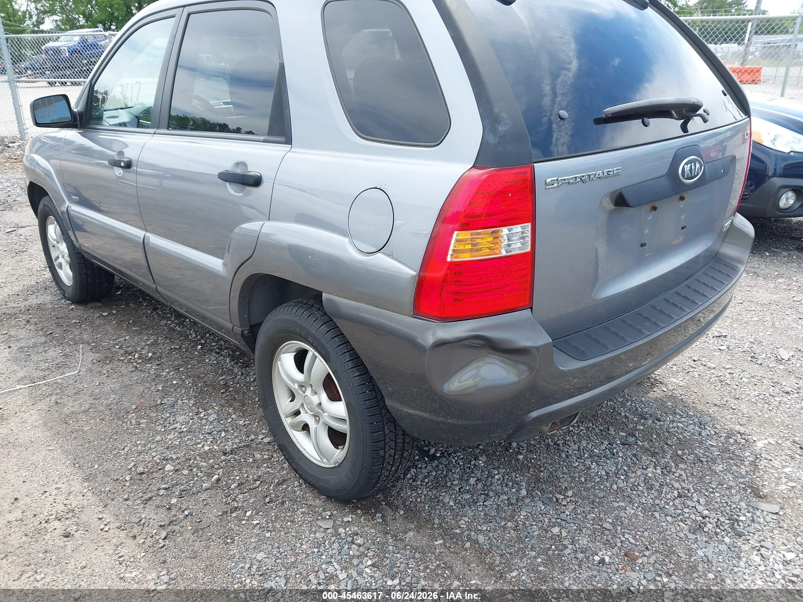 2005 Kia Sportage Ex V6/lx V6 Gray vin: KNDJE723257069941