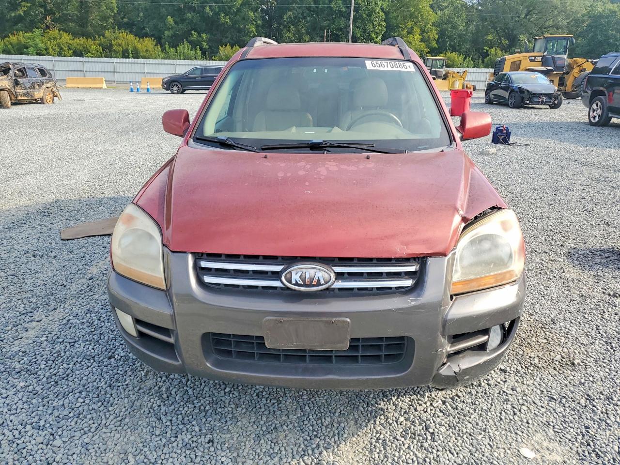 2006 Kia Sportage Lx Red vin: KNDJE723267164131