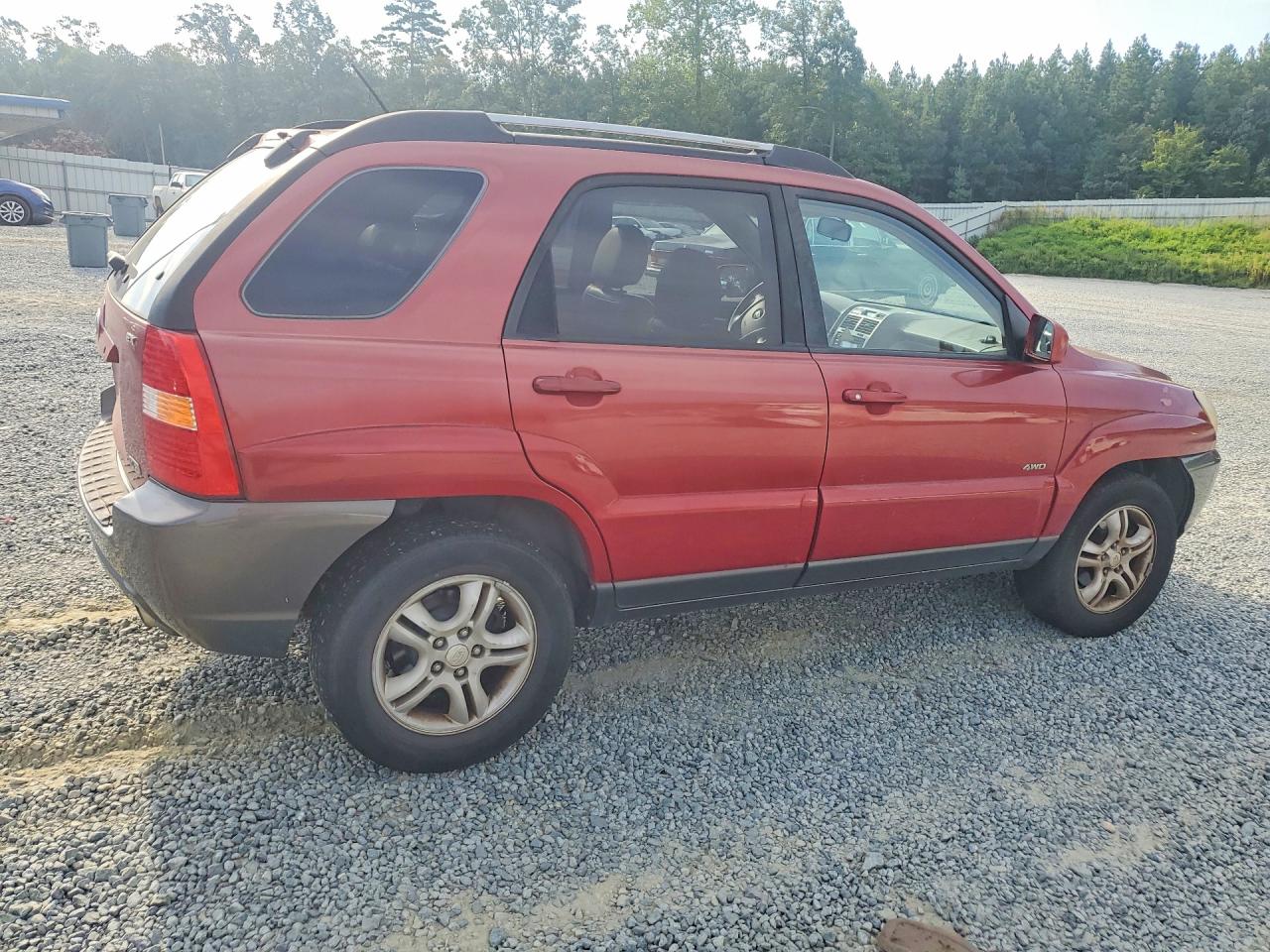 2006 Kia Sportage Lx Red vin: KNDJE723267164131