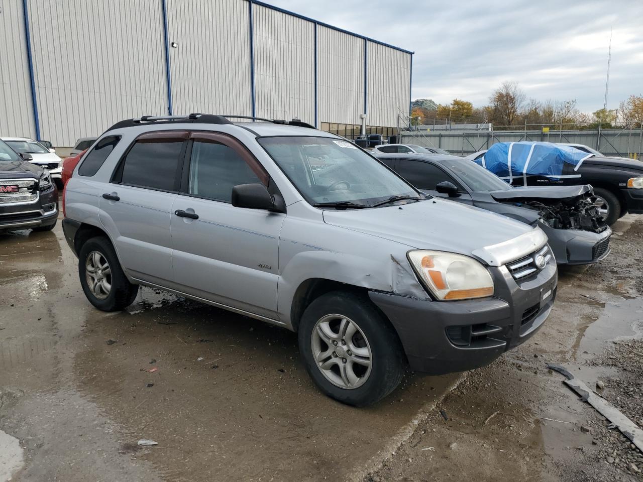 2006 Kia New Sportage Серебряный vin: KNDJE723267188106