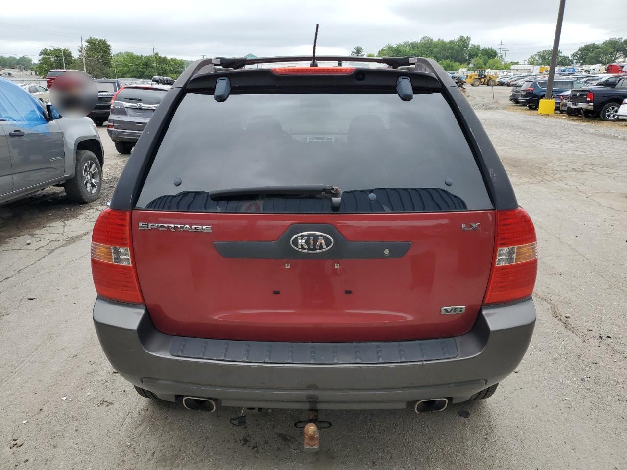 2006 Kia New Sportage    Красный vin: KNDJE723267198666