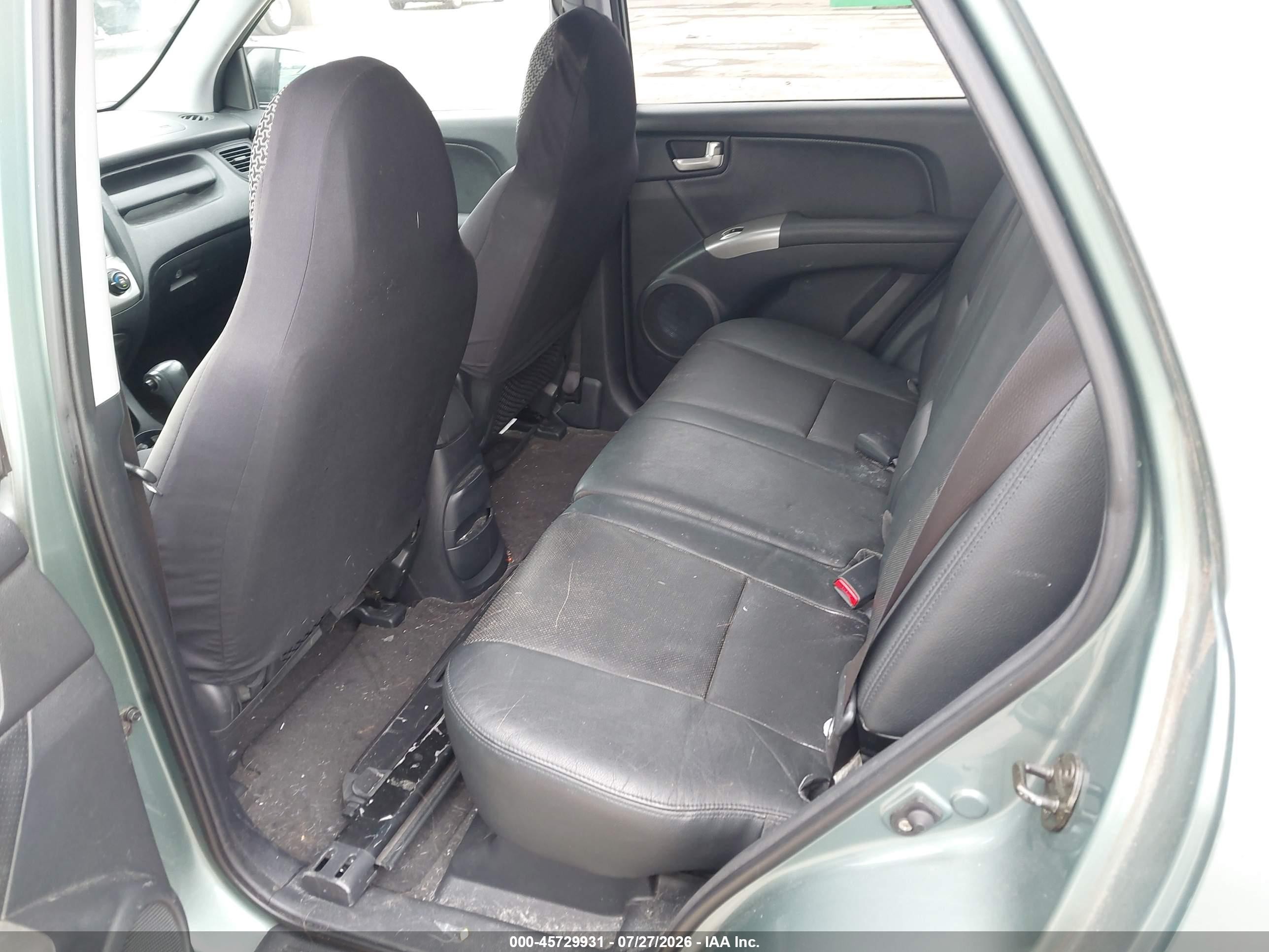 2007 Kia Sportage Ex V6 Зеленый vin: KNDJE723277323134