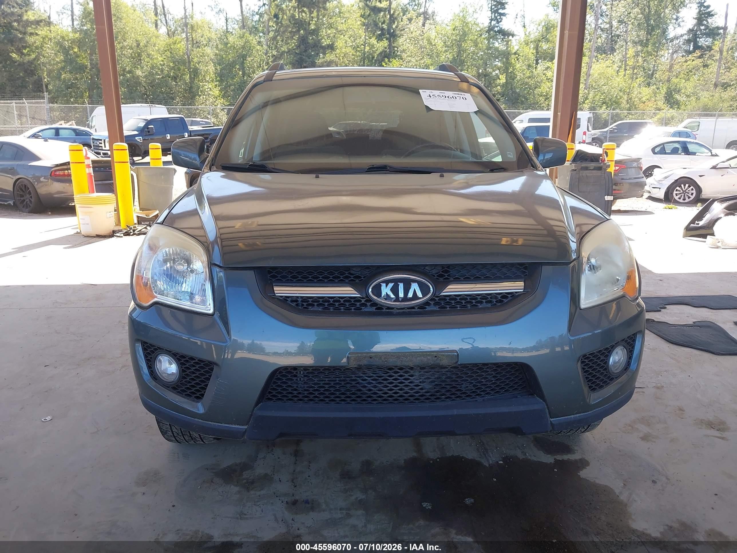 2009 Kia Sportage Ex V6 Бирюзовый vin: KNDJE723297638597