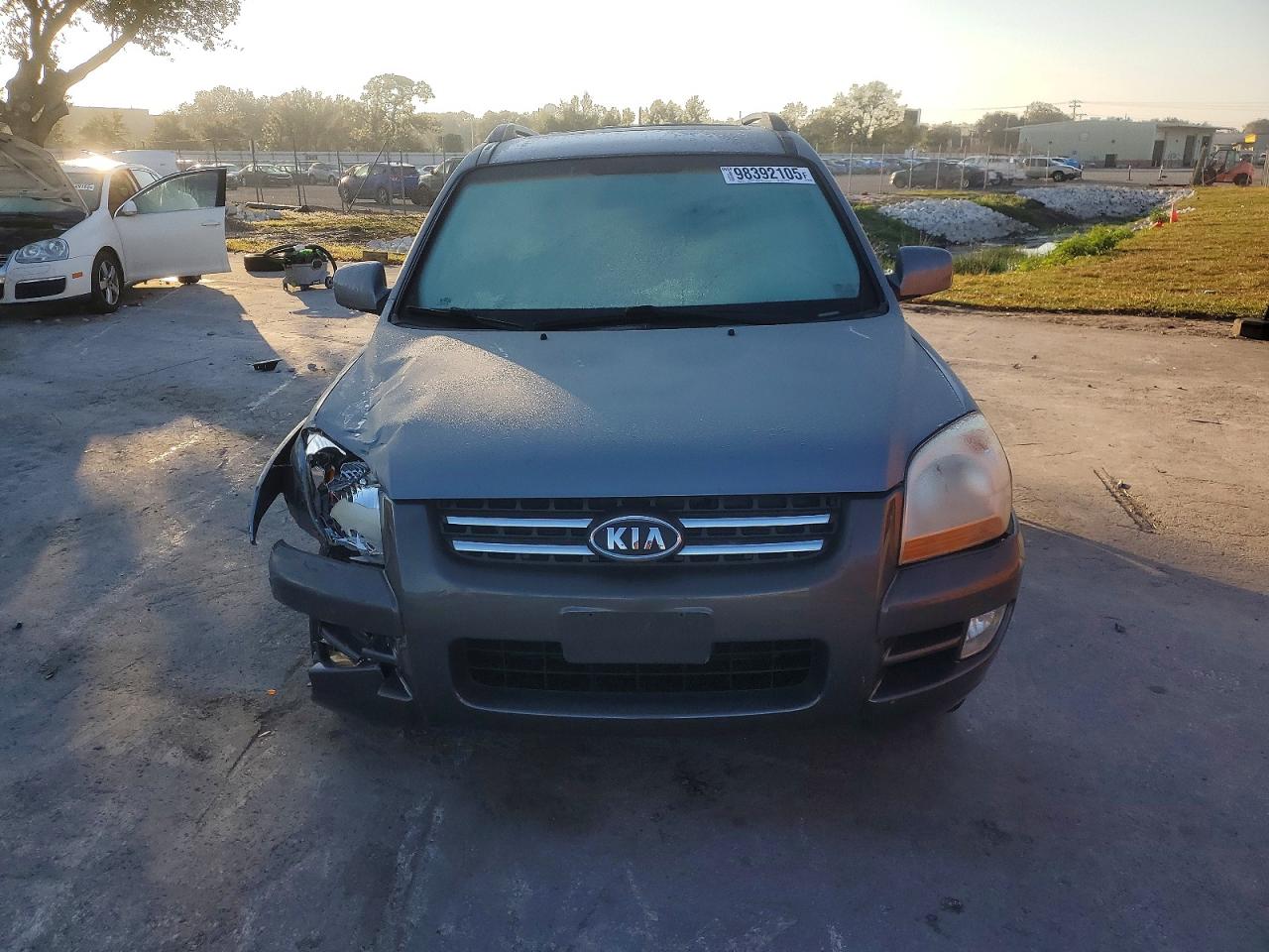 2006 Kia New Sportage Gray vin: KNDJE723367226488