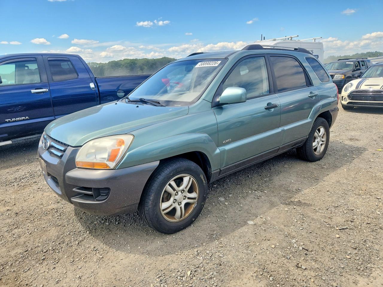 2006 Kia Sportage Lx Blue vin: KNDJE723367242092