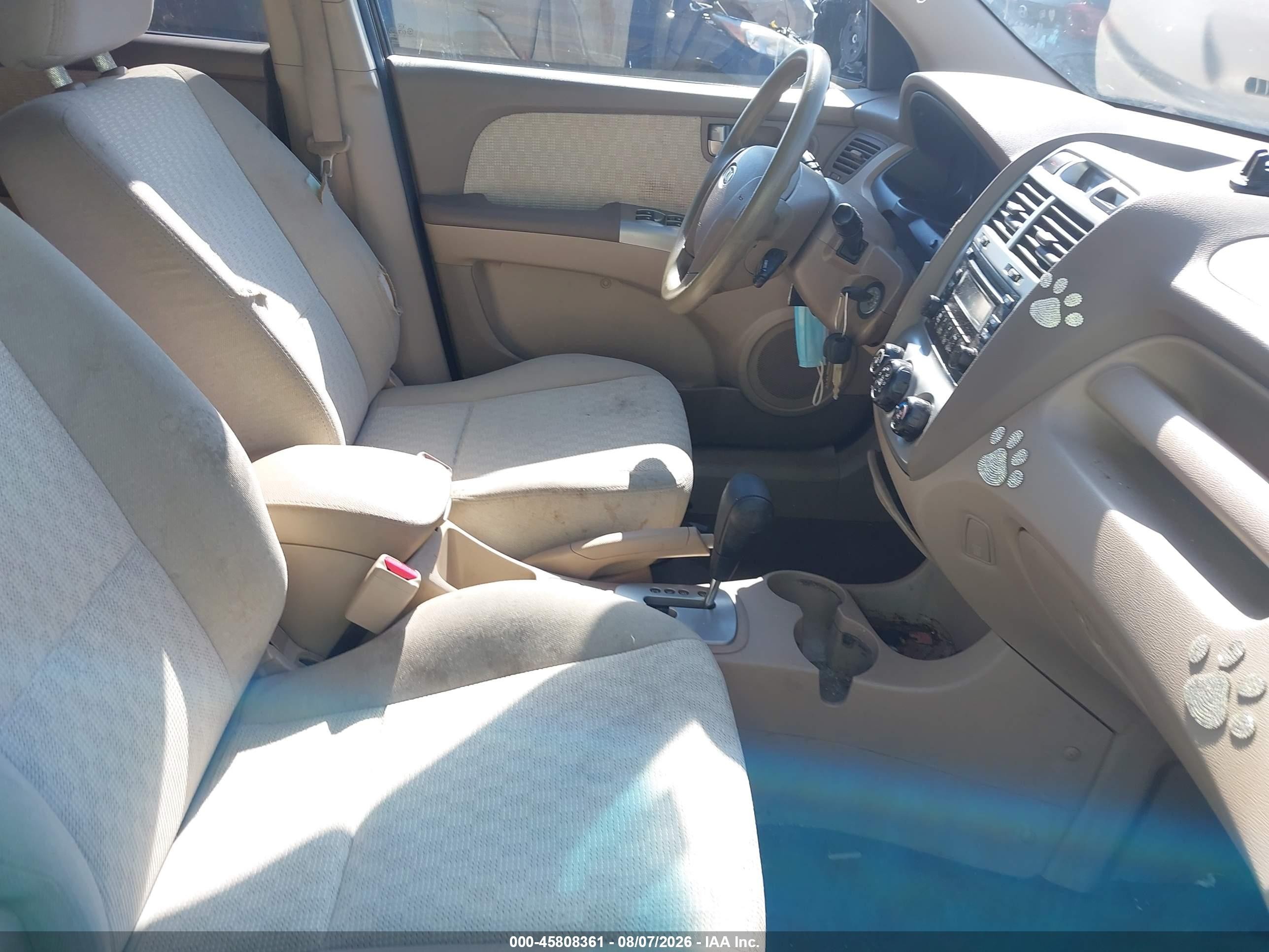2008 Kia Sportage Lx V6 Brown vin: KNDJE723387473352