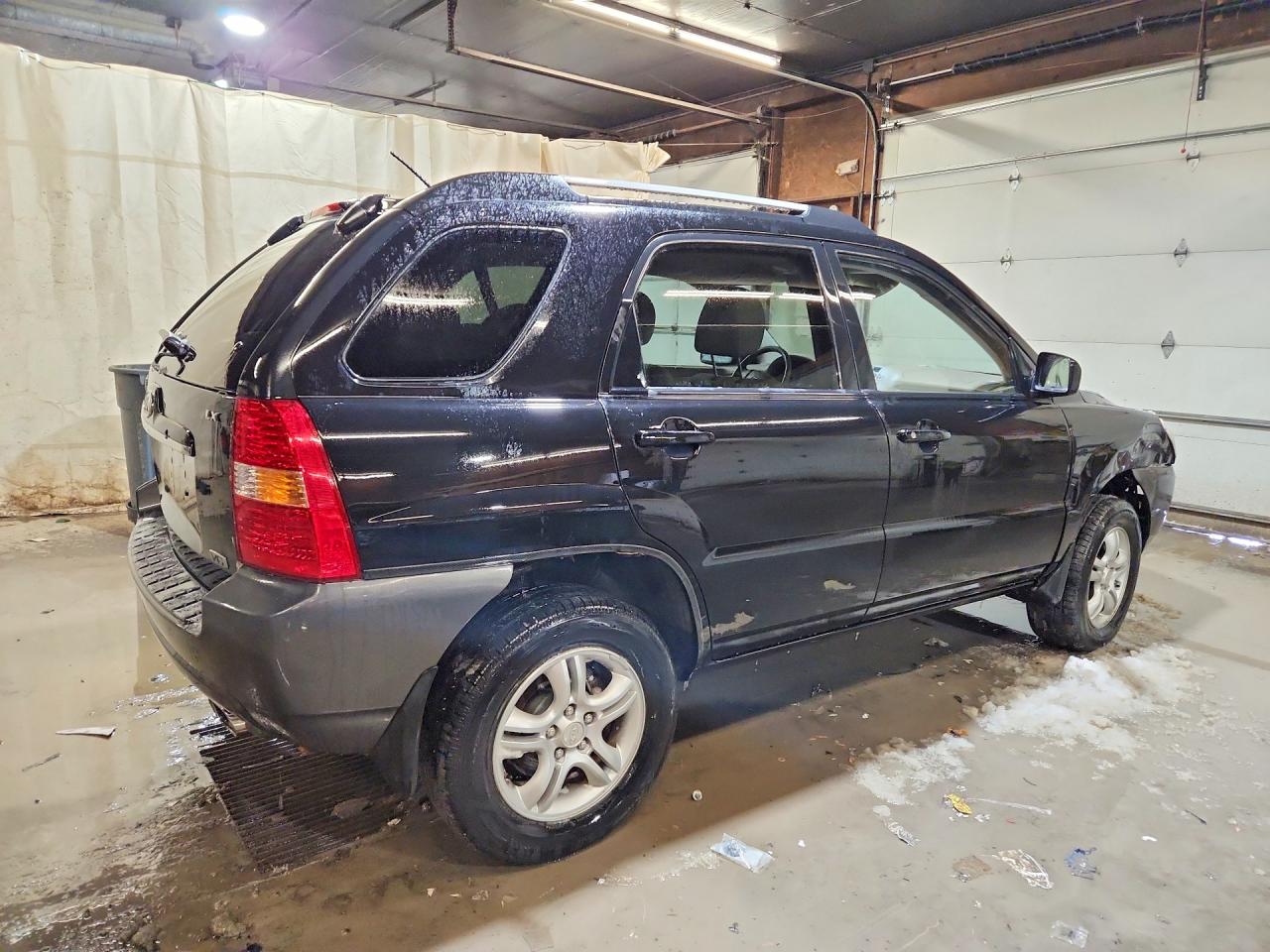2008 Kia Sportage Lx Черный vin: KNDJE723387536563
