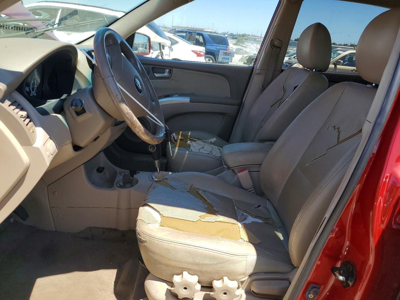 2005 Kia Sportage Lx Red vin: KNDJE723457107833