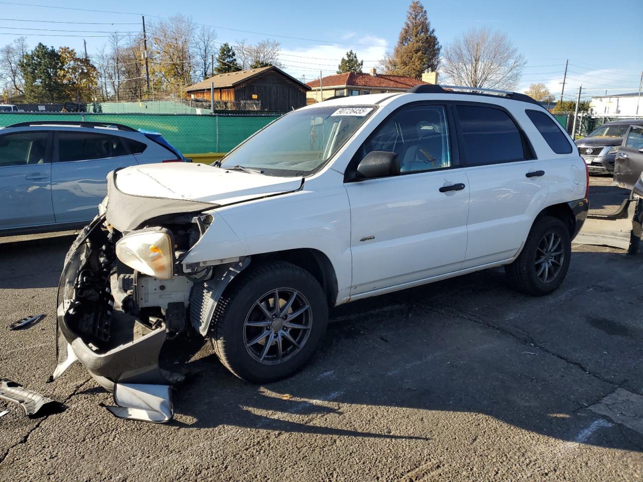 2006 Kia New Sportage White vin: KNDJE723467151526