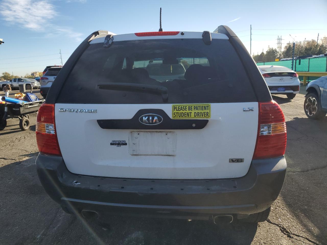 2006 Kia New Sportage White vin: KNDJE723467151526