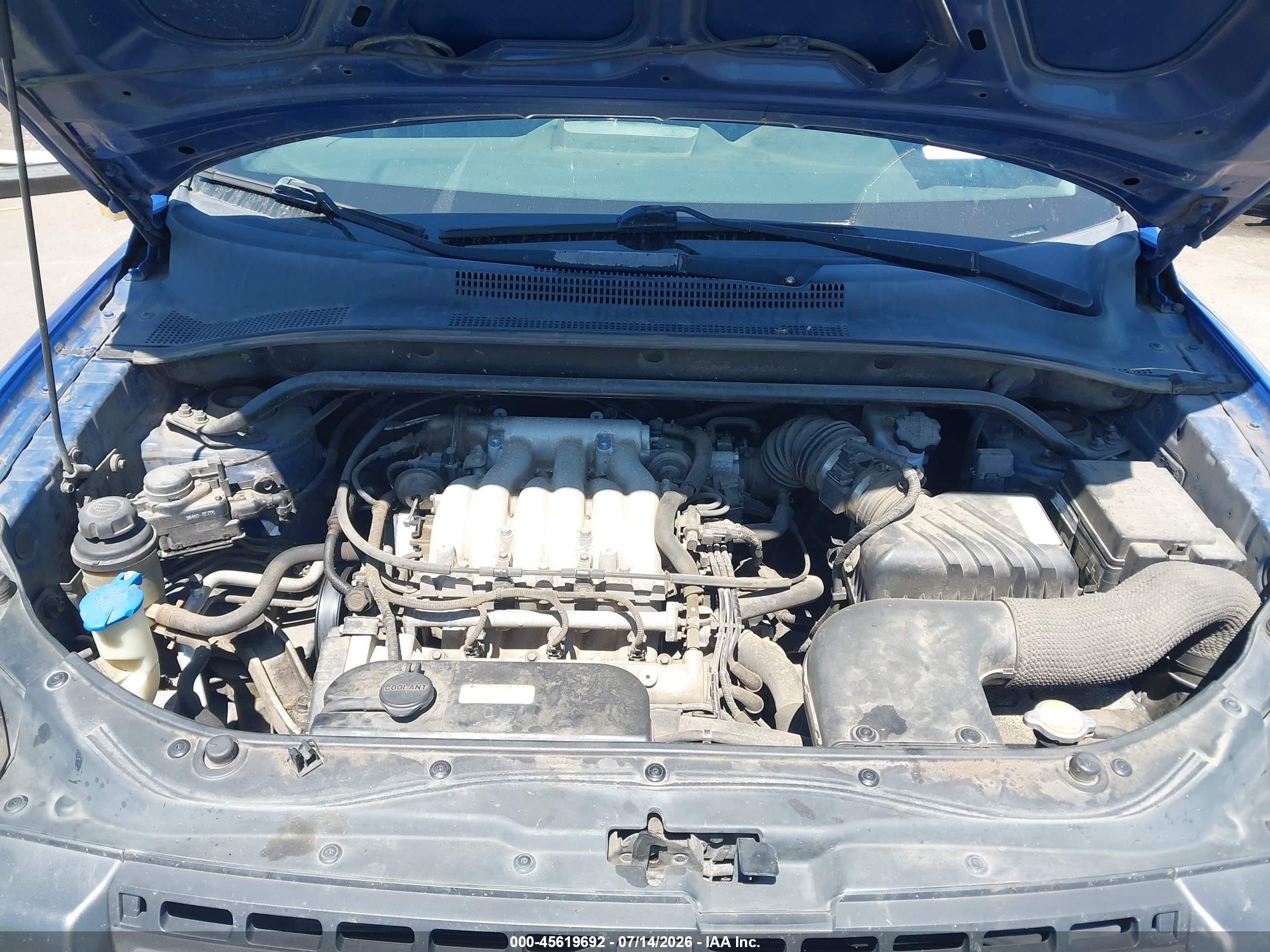 2006 Kia Sportage Ex V6/lx V6 Blue vin: KNDJE723467160419