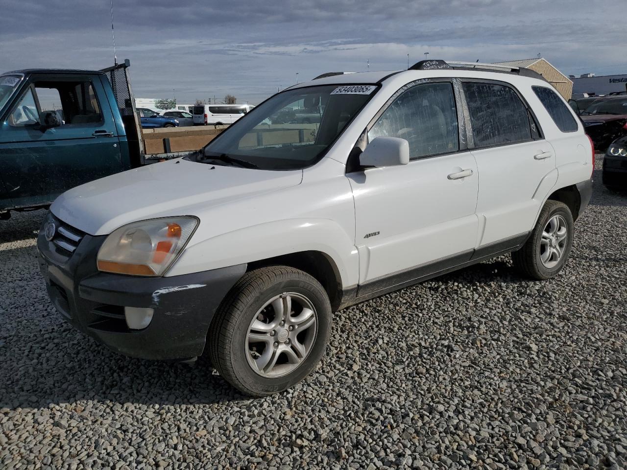 2006 Kia New Sportage White vin: KNDJE723467249486