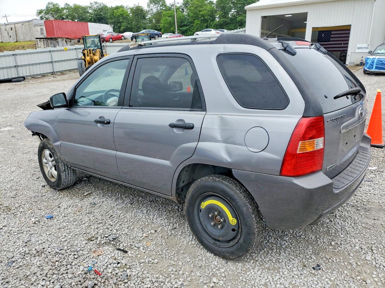 2008 Kia Sportage Lx Silver vin: KNDJE723487538502