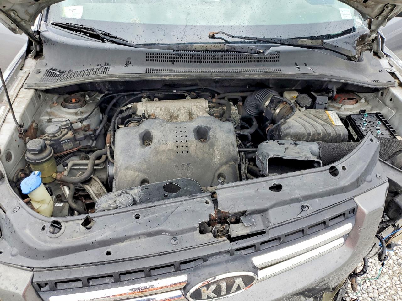 2008 Kia Sportage Lx Silver vin: KNDJE723487538502