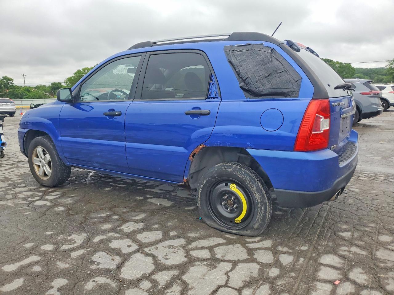 2009 Kia Sportage Lx Синий vin: KNDJE723497561554