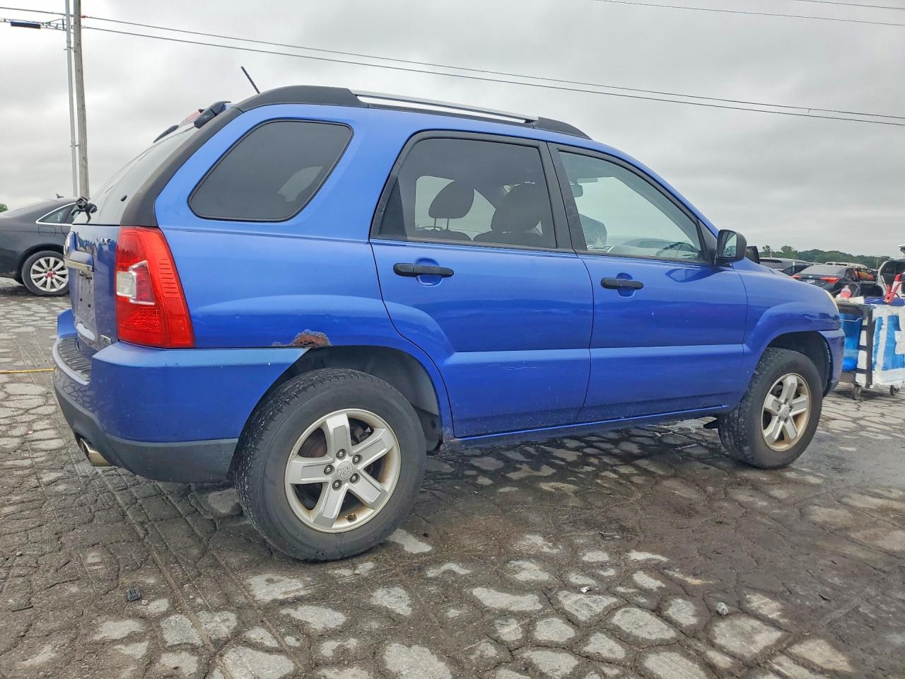 2009 Kia Sportage Lx Синий vin: KNDJE723497561554