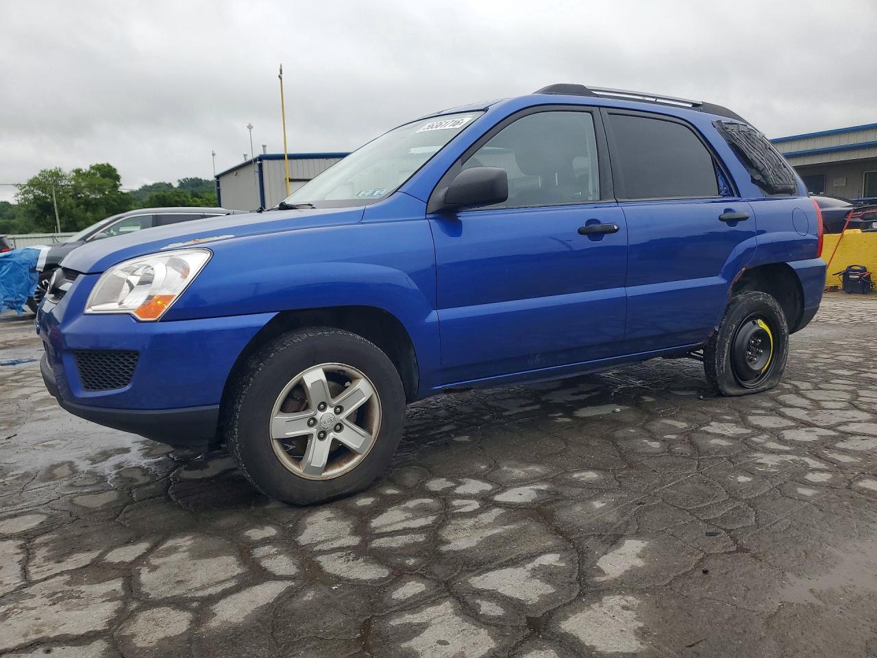 2009 Kia Sportage Lx Синий vin: KNDJE723497561554