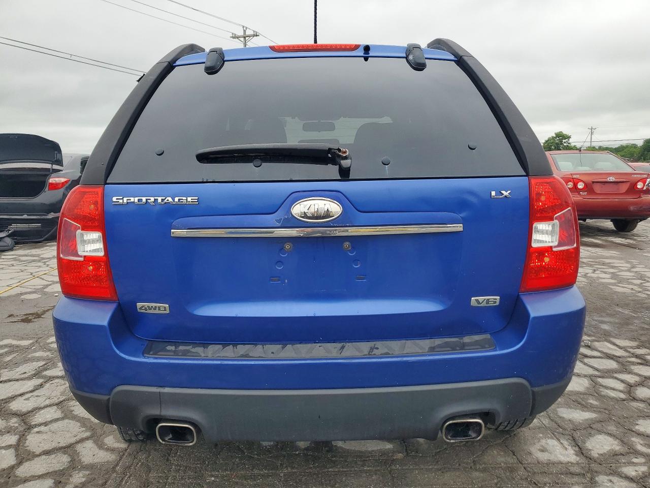 2009 Kia Sportage Lx Синий vin: KNDJE723497561554