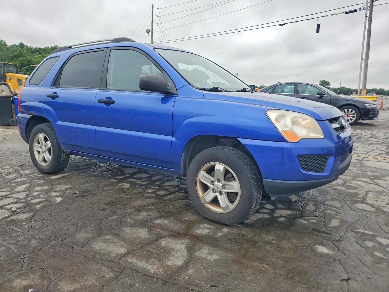 2009 Kia Sportage Lx Синий vin: KNDJE723497561554